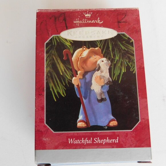 Hallmark Keepsake Religious Theme Ornament Lot Shepard Ange Jesus Loves Me Cameo - Picture 3 of 7